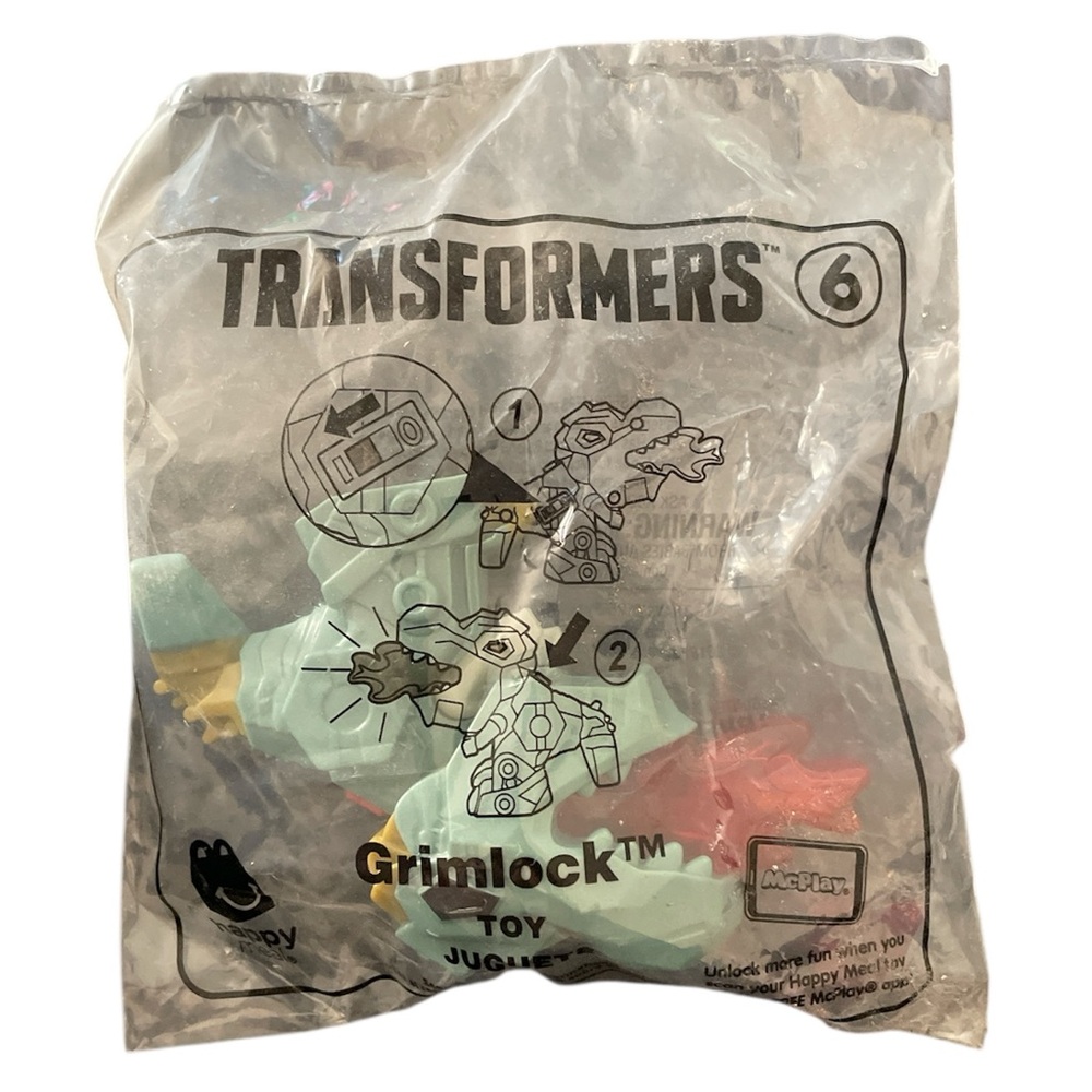 Transformers 6 new in package McDonald’s Grimlock Toy